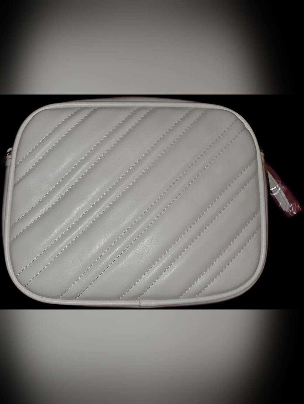 White Quilted Handbag